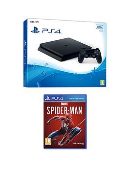 playstation-4-ps4nbspwith-marvels-spider-man-and-optional-extras--nbsp500gb-console