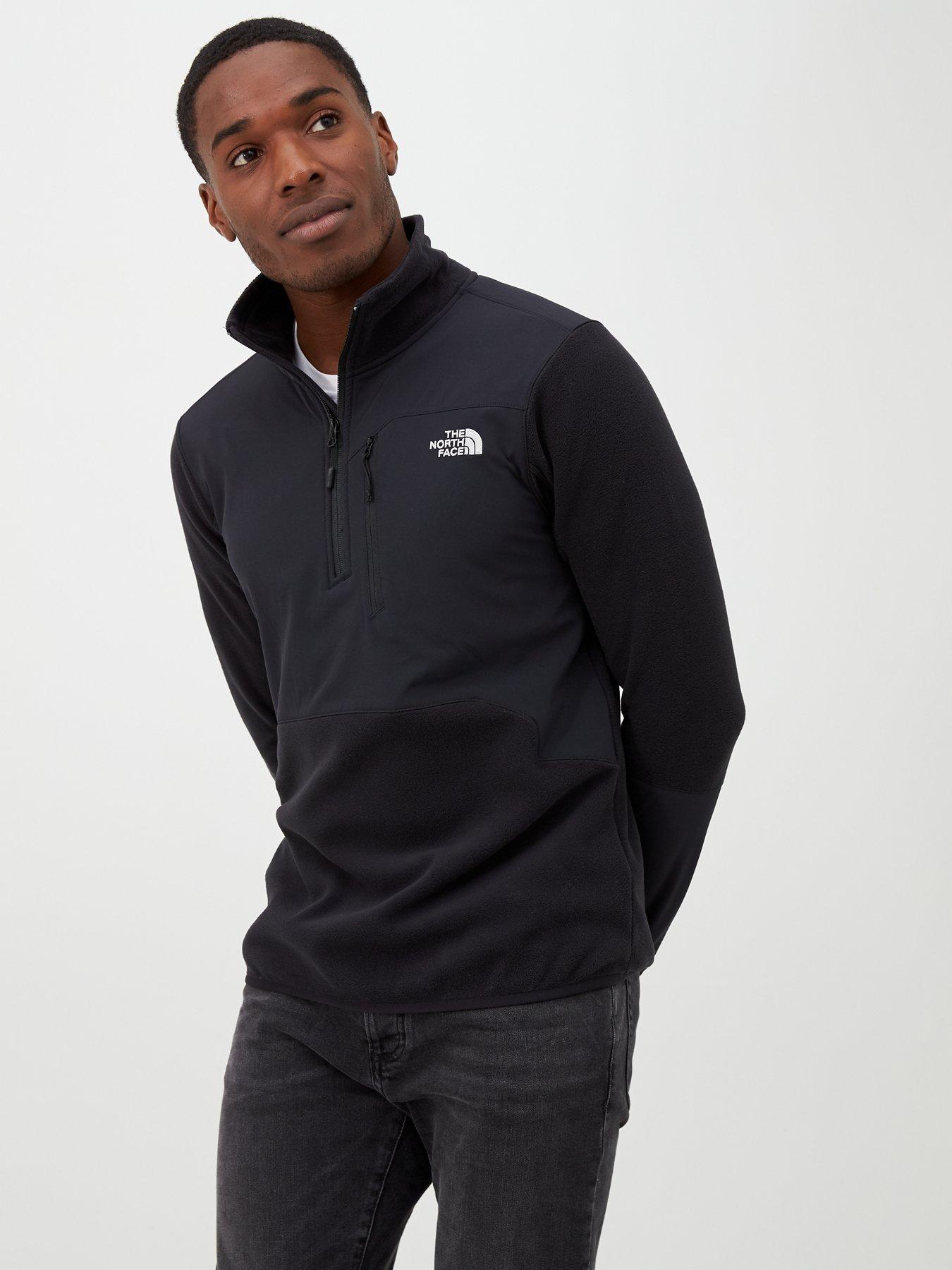 the north face fleece black