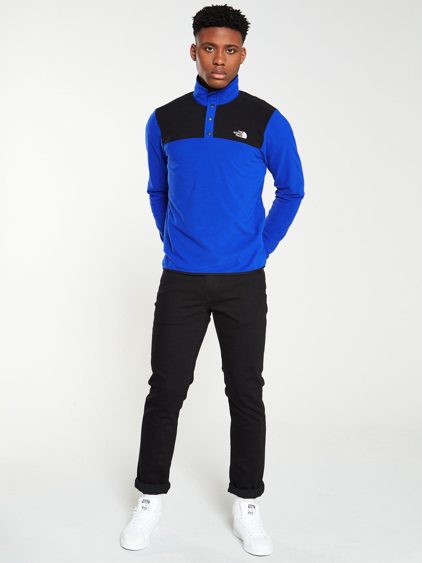 north face snap neck pullover