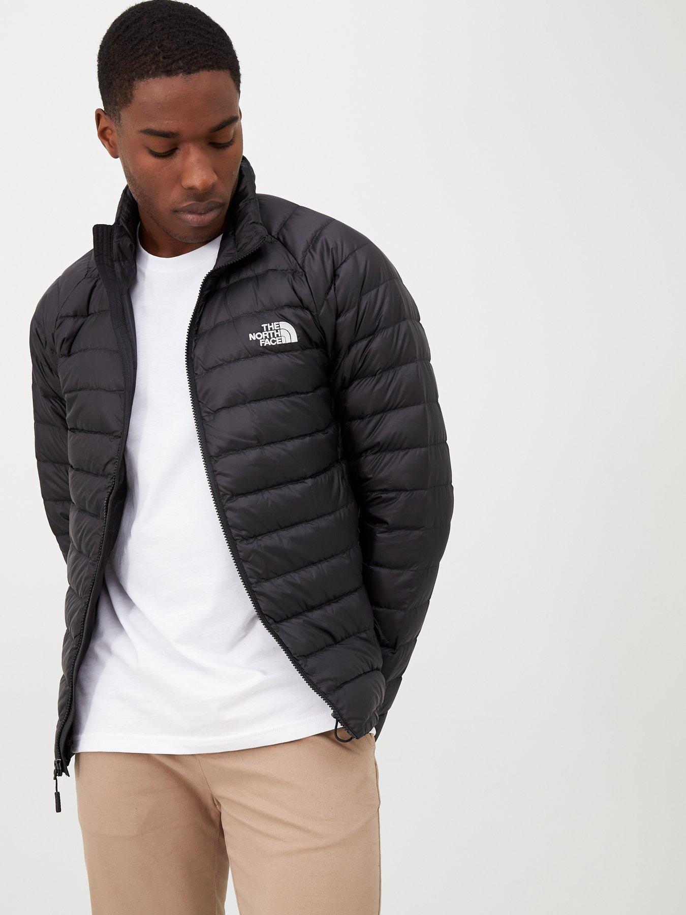 north face trevail jacket hooded black