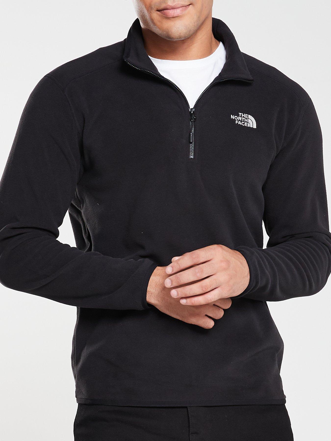 north face men's 100 glacier full zip fleece jacket