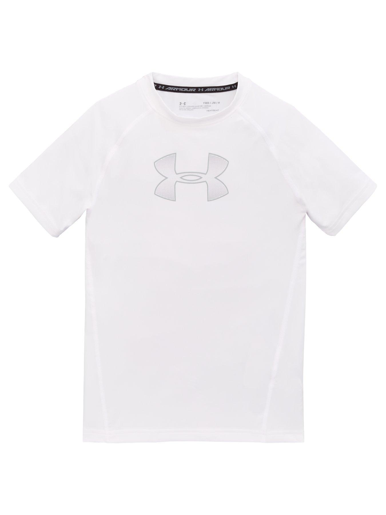 312 Trail Green Under Armour Boys Ua Hunt Short Sleeve Tee-Shirt