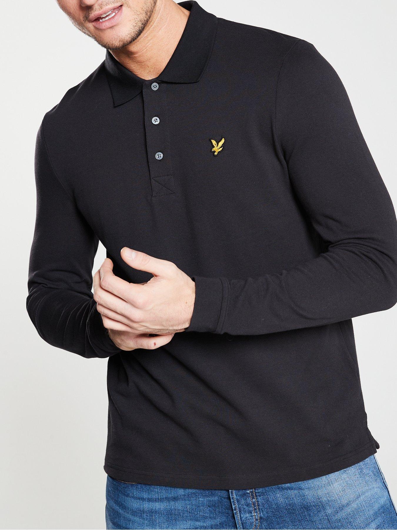 lyle and scott long sleeve polo sale