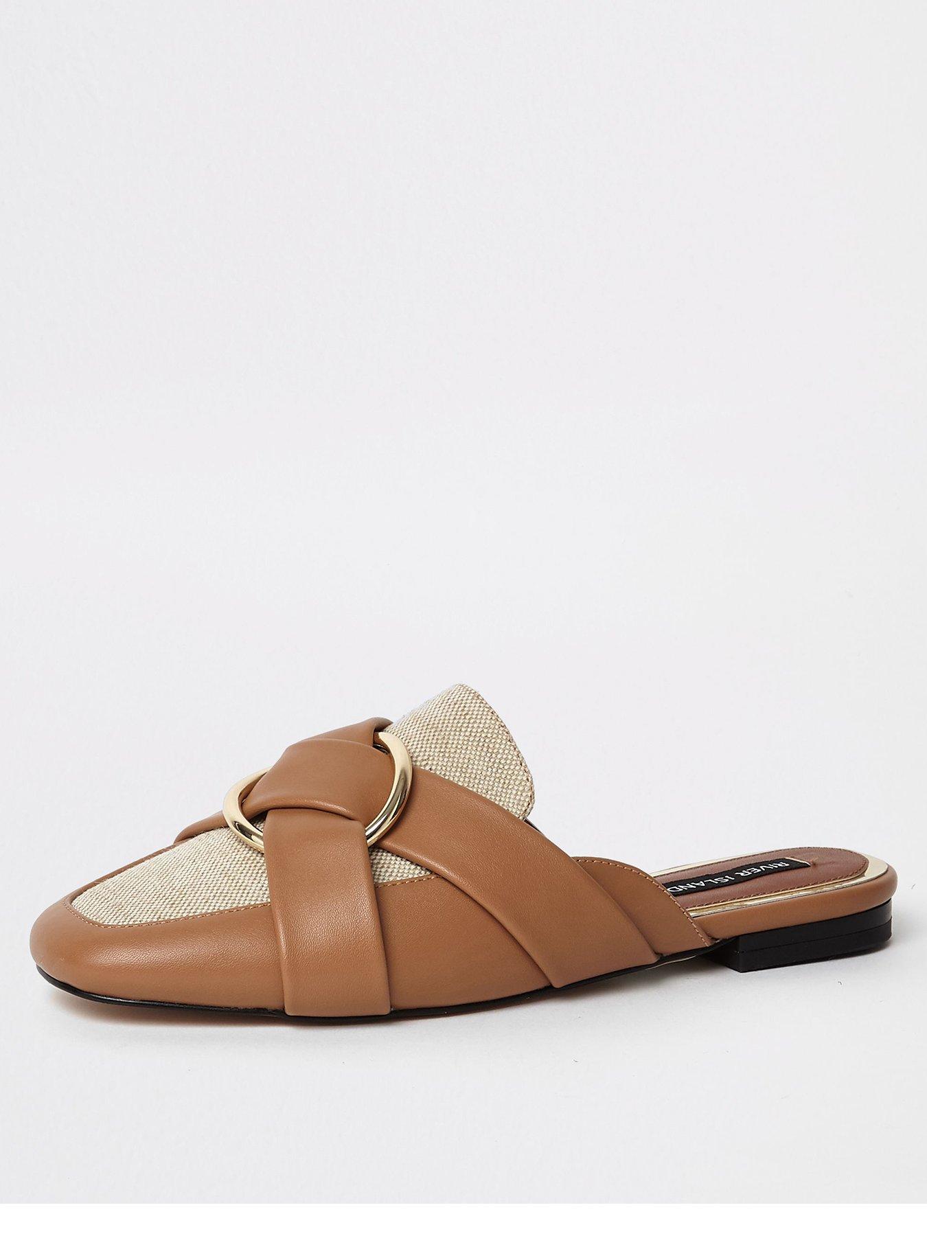 river-island-backless-loafer-tan
