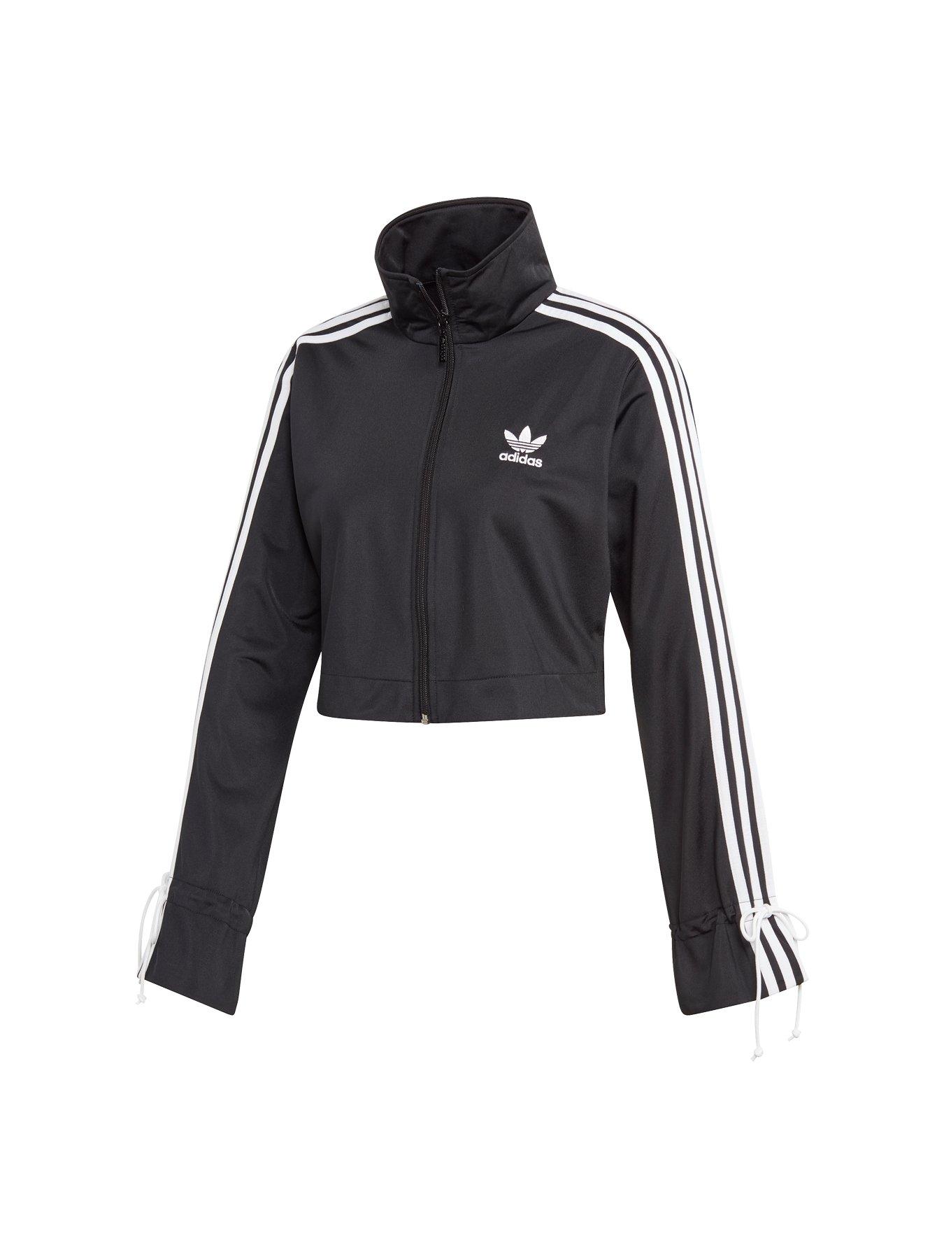 adidas originals black track top