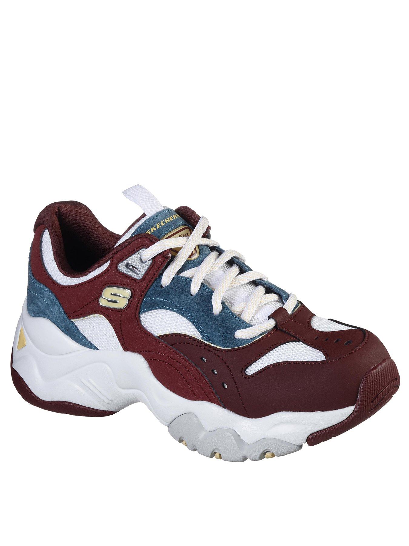 skechers d'lites 3 homme or