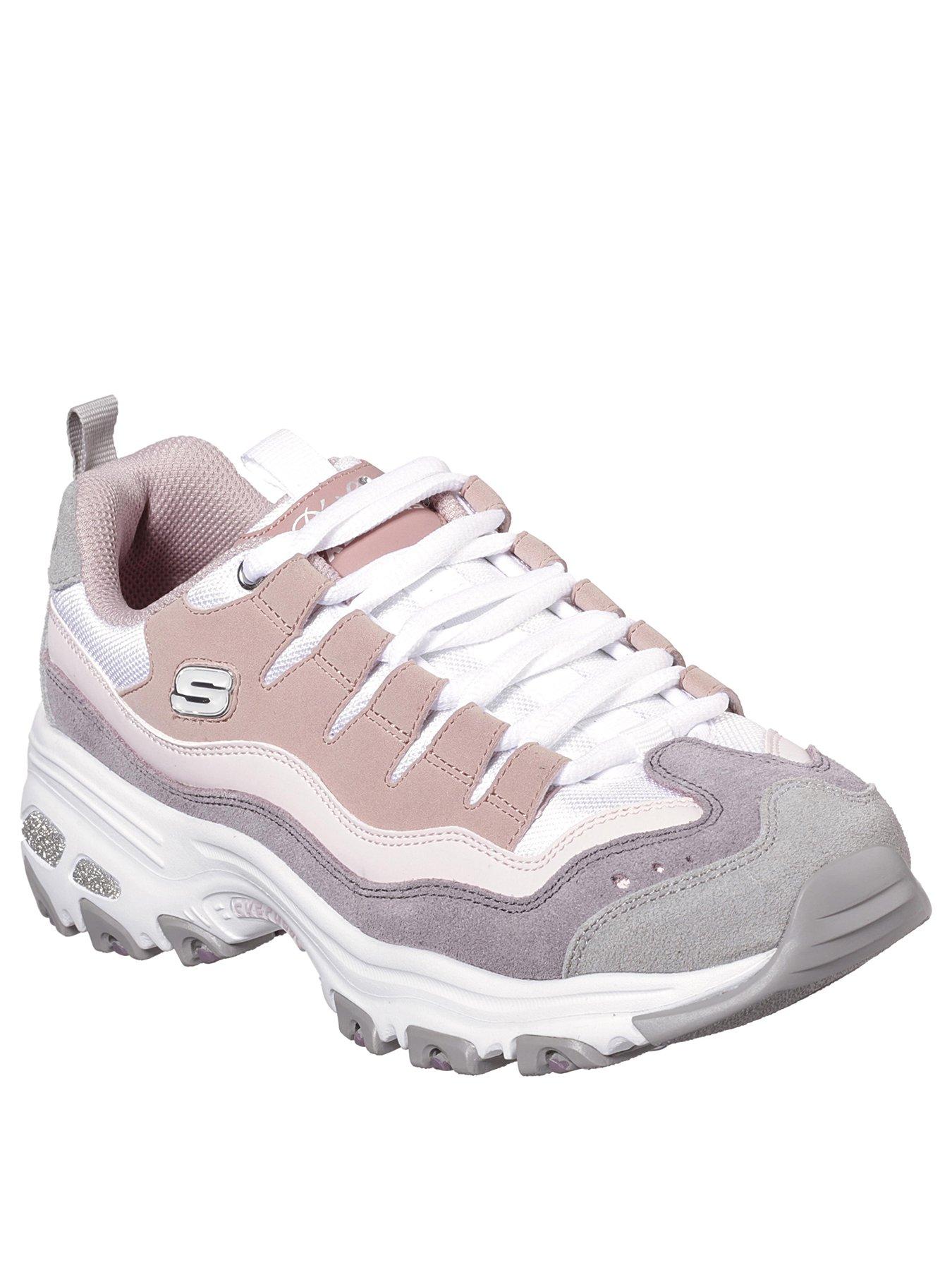 skechers d'lites 3 homme or