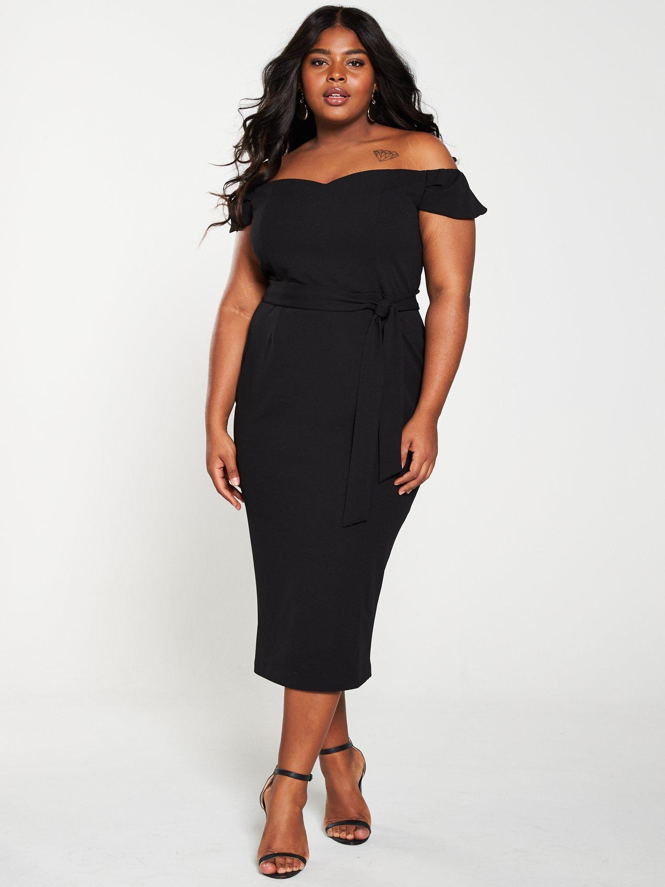 bardot pencil dress
