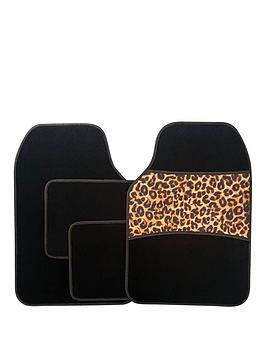 streetwize-accessories-4-piece-leopard-print-car-mat-set