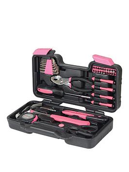 streetwize-accessories-39-piece-pink-tool-kit