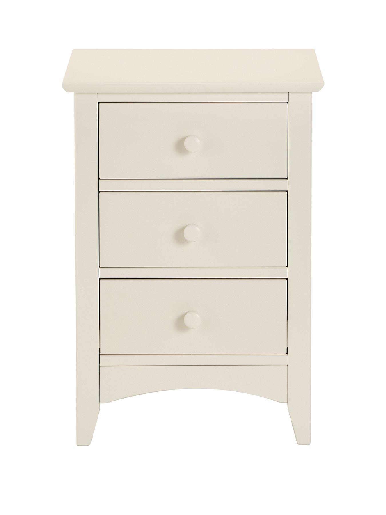Julian Bowen Cameo 3 Drawer Bedside Chest Littlewoodsireland Ie