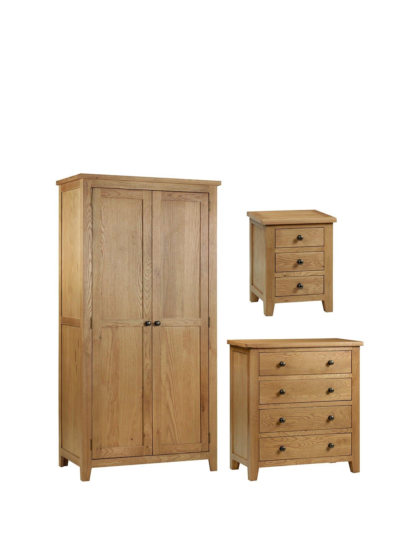 Julian Bowen Marlborough 4 Piece Package 2 Door Wardrobe 4