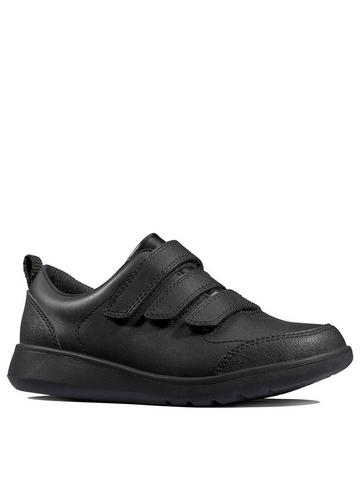 Details about   Girls Clarks 'Ath Bow T' Casual Trainers F & G Fittings 