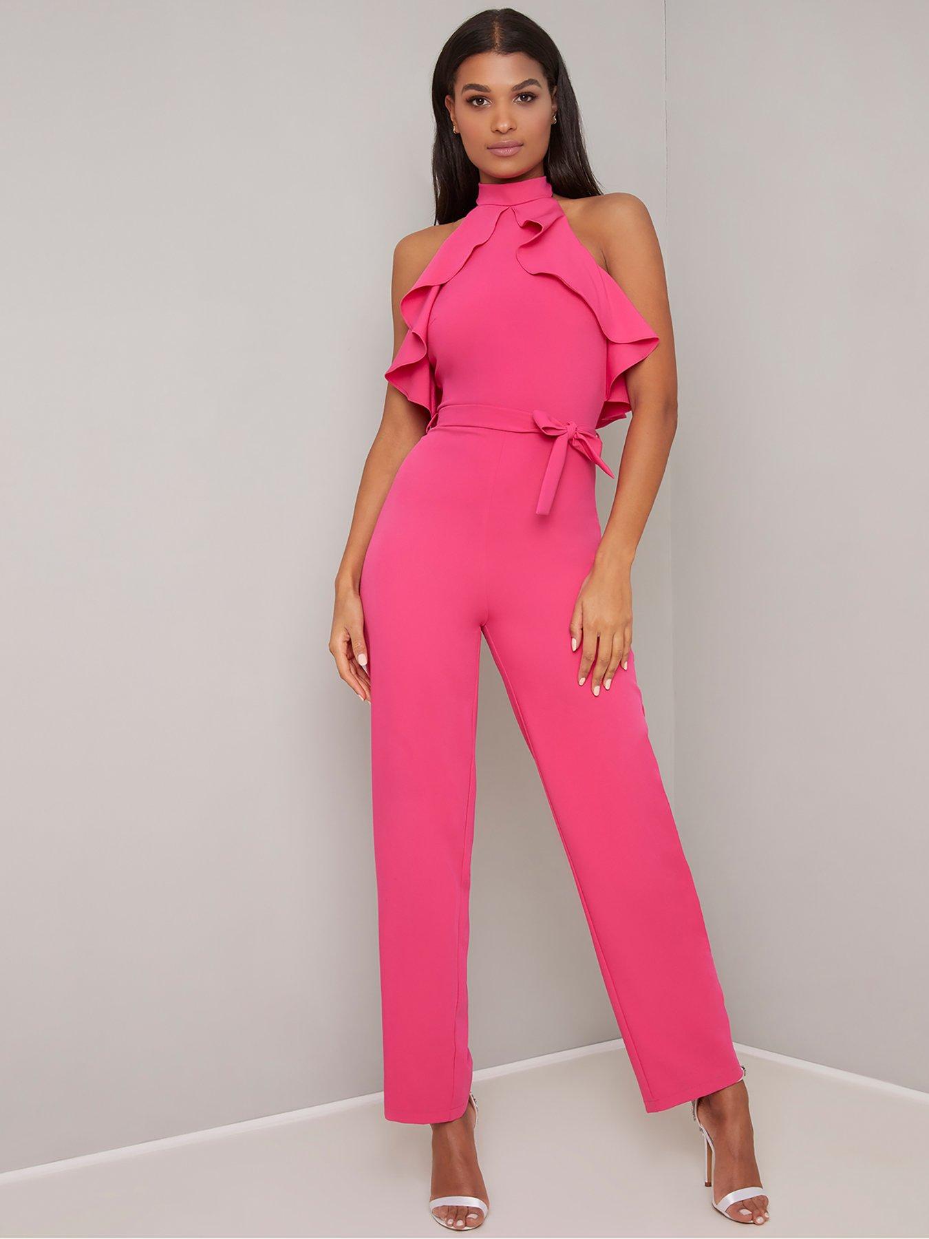 fuchsia jumpsuit