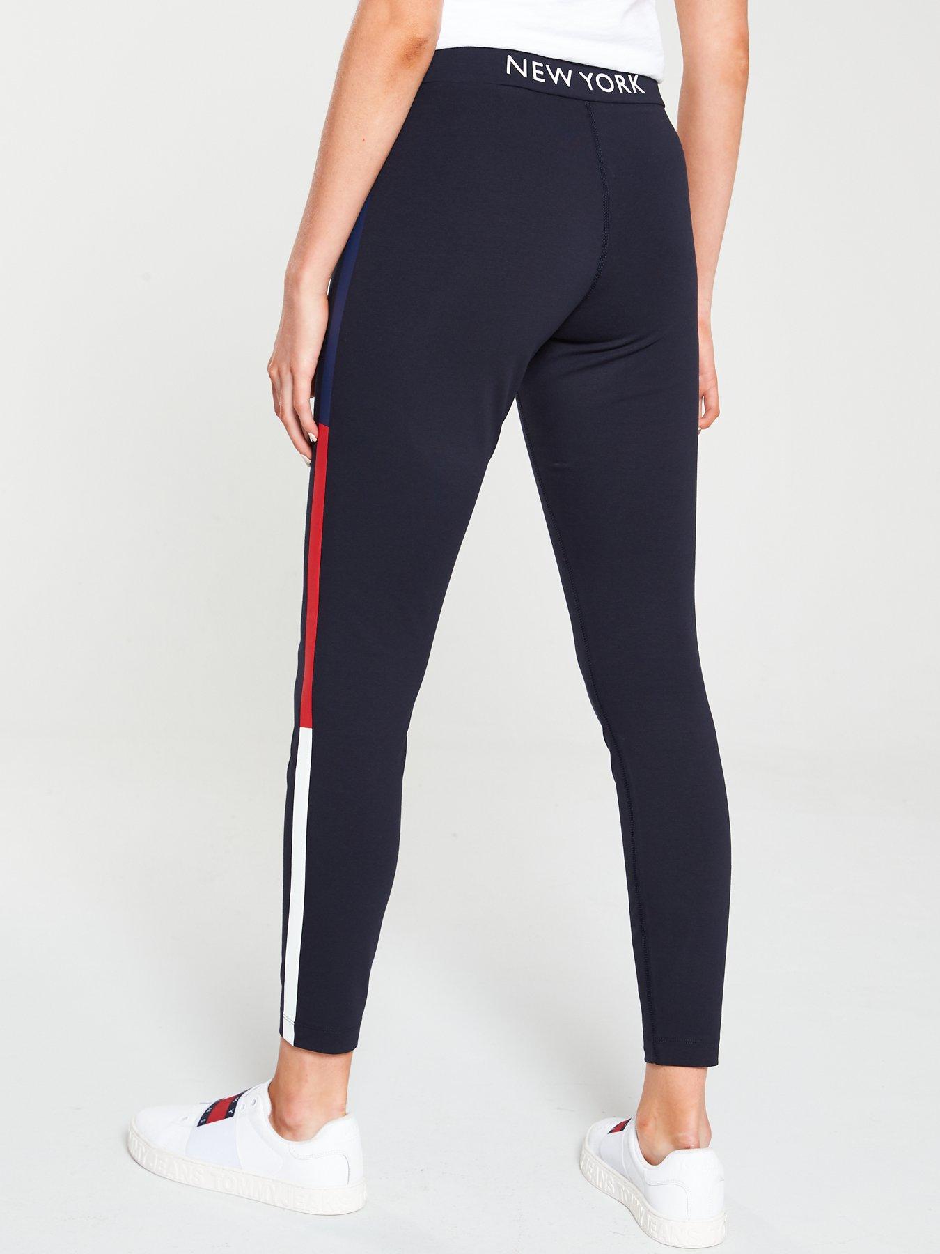 tommy hilfiger tape leggings