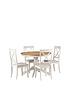 julian-bowen-davenport-106-cm-round-dining-table-4-chairsfront