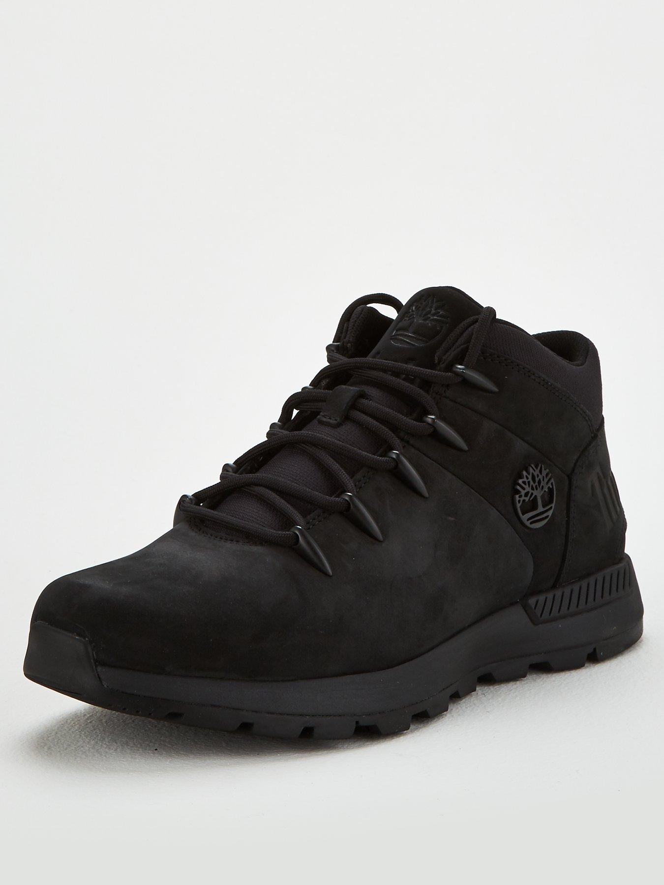 timberland black euro sprint boots