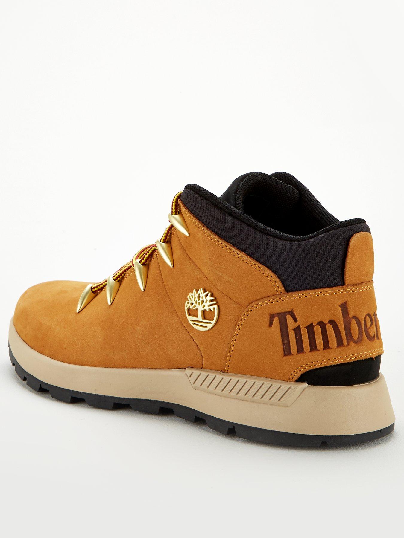 timberland tan sprint trekker mid boots