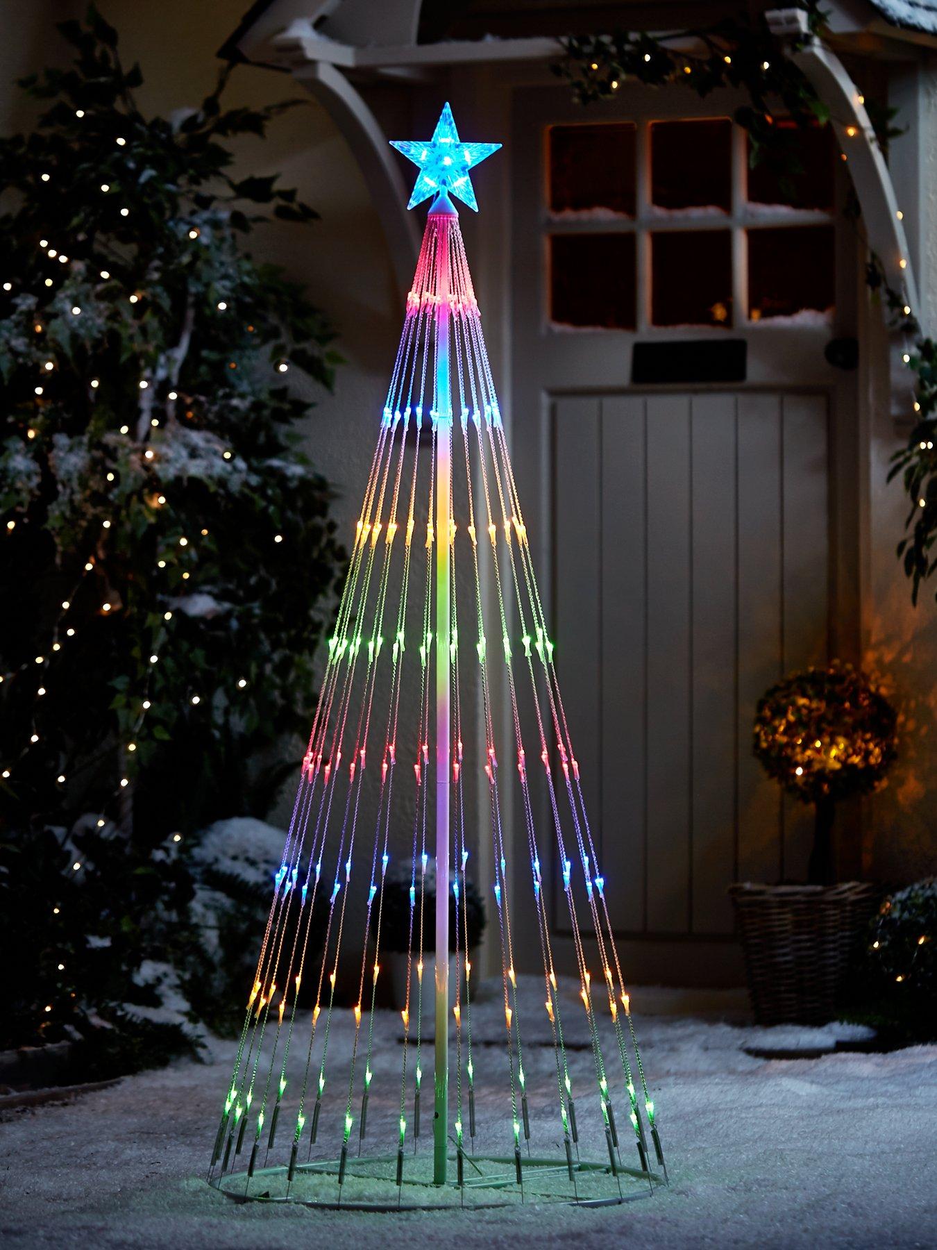 outdoor christmas tree lights