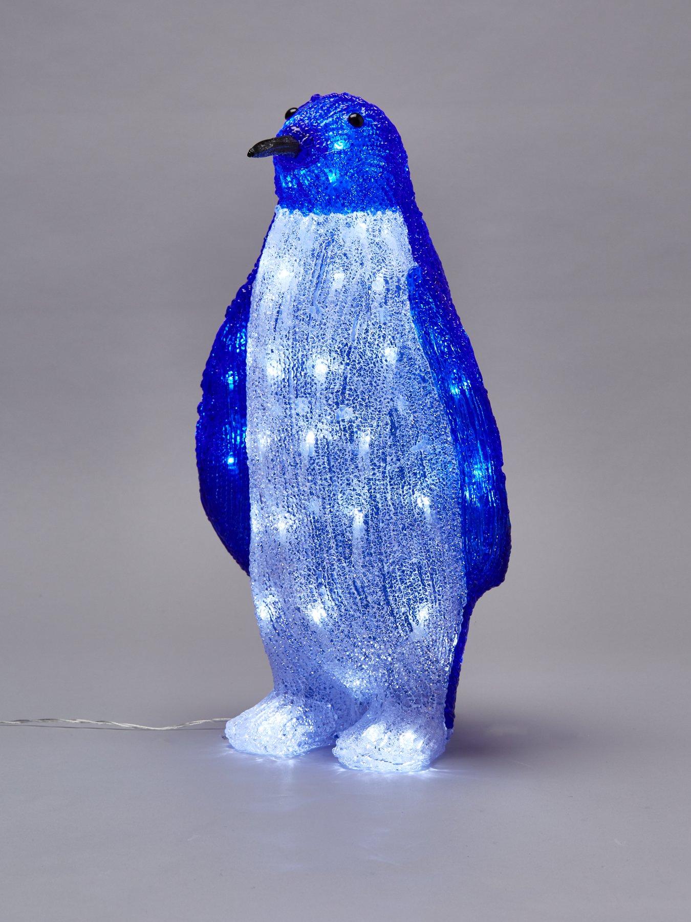 Acrylic Penguin Light Up Indoor Outdoor Christmas Decoration