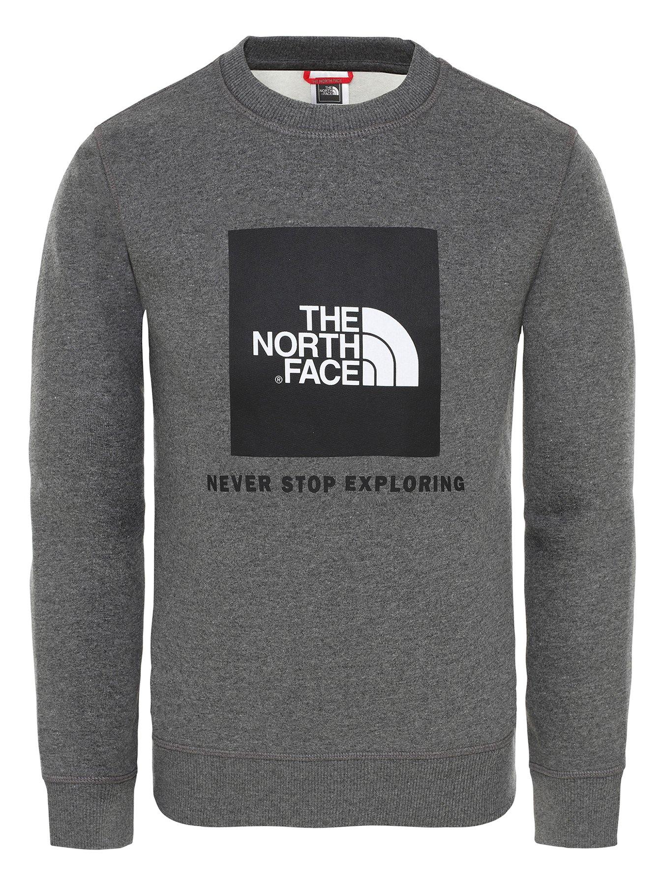 north face round neck jumper