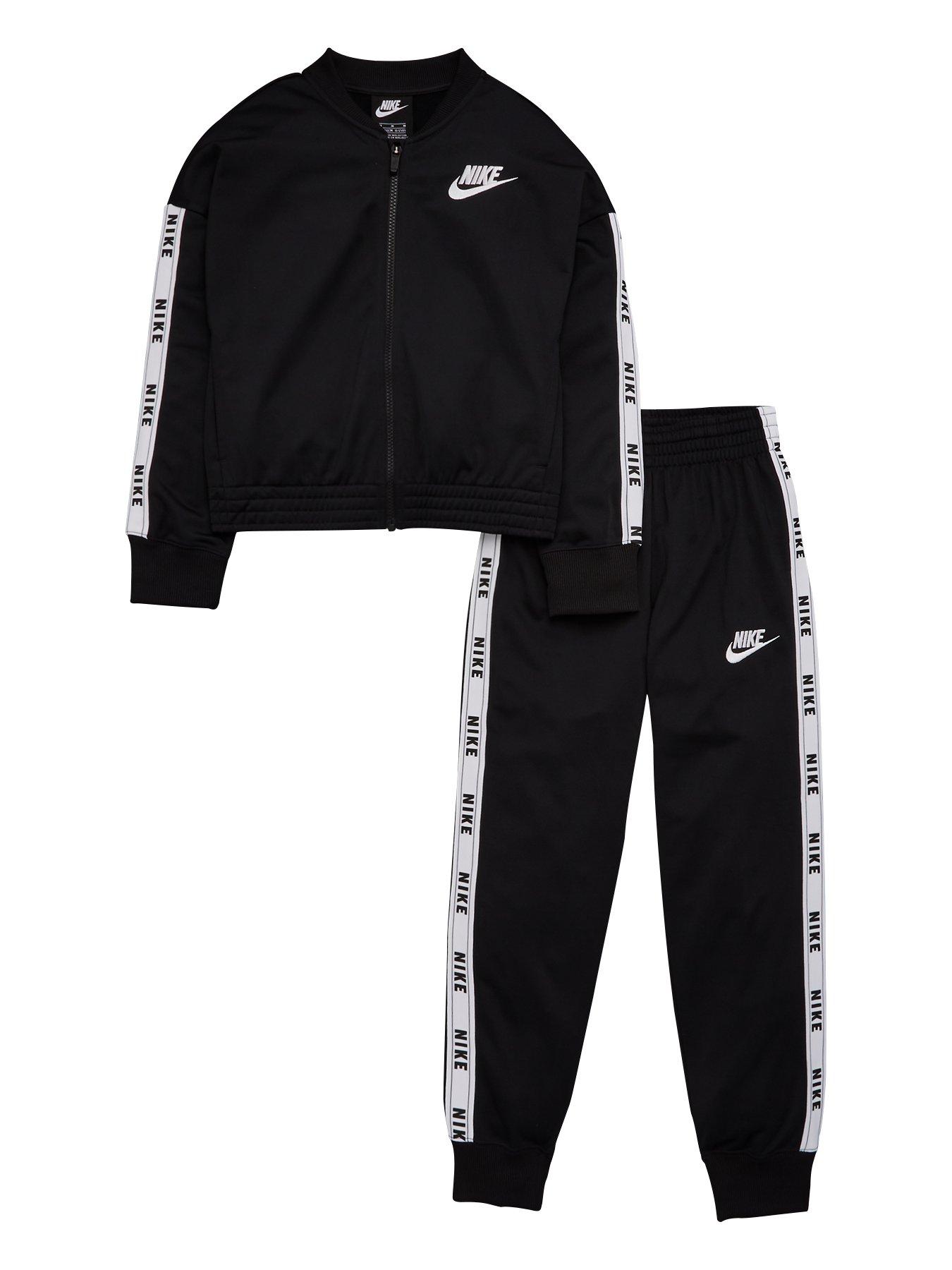 black and gold nike tracksuit