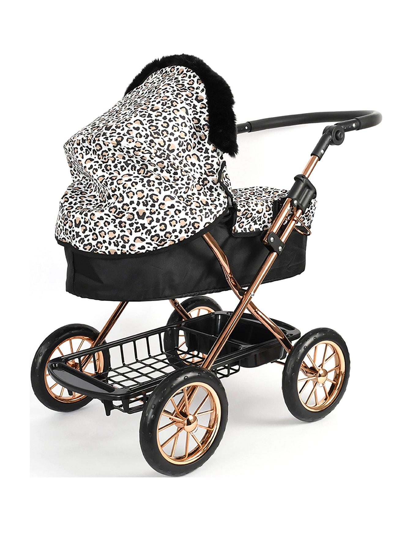 leopard print pram