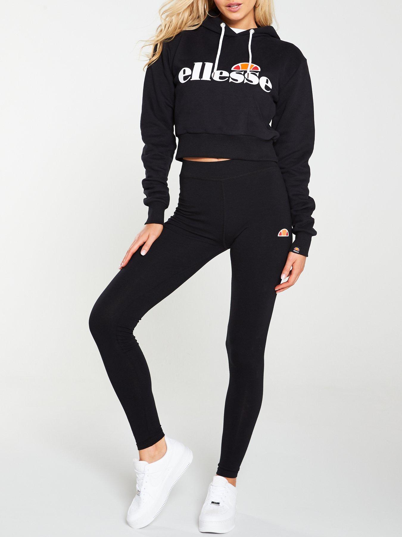 ellesse tracksuit black