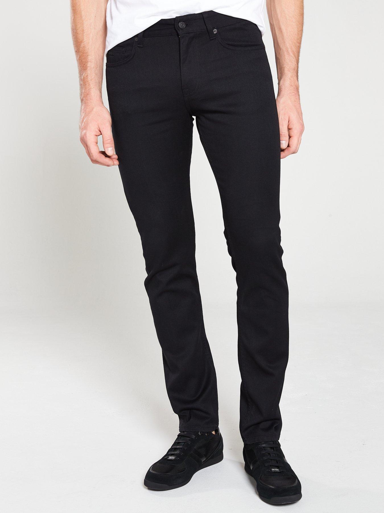 boss delaware jeans black