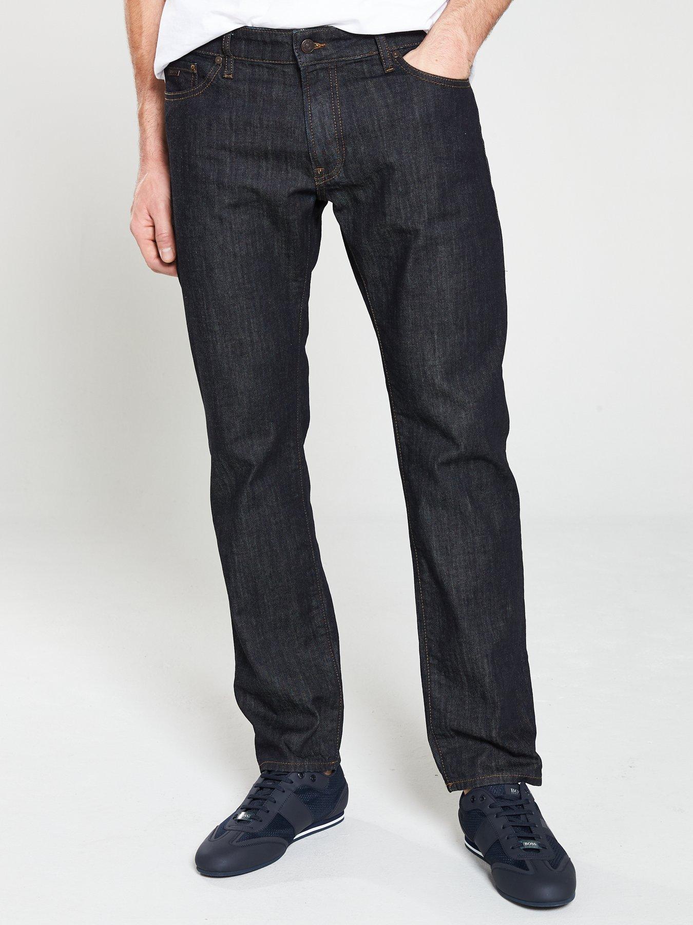 boss maine jeans black