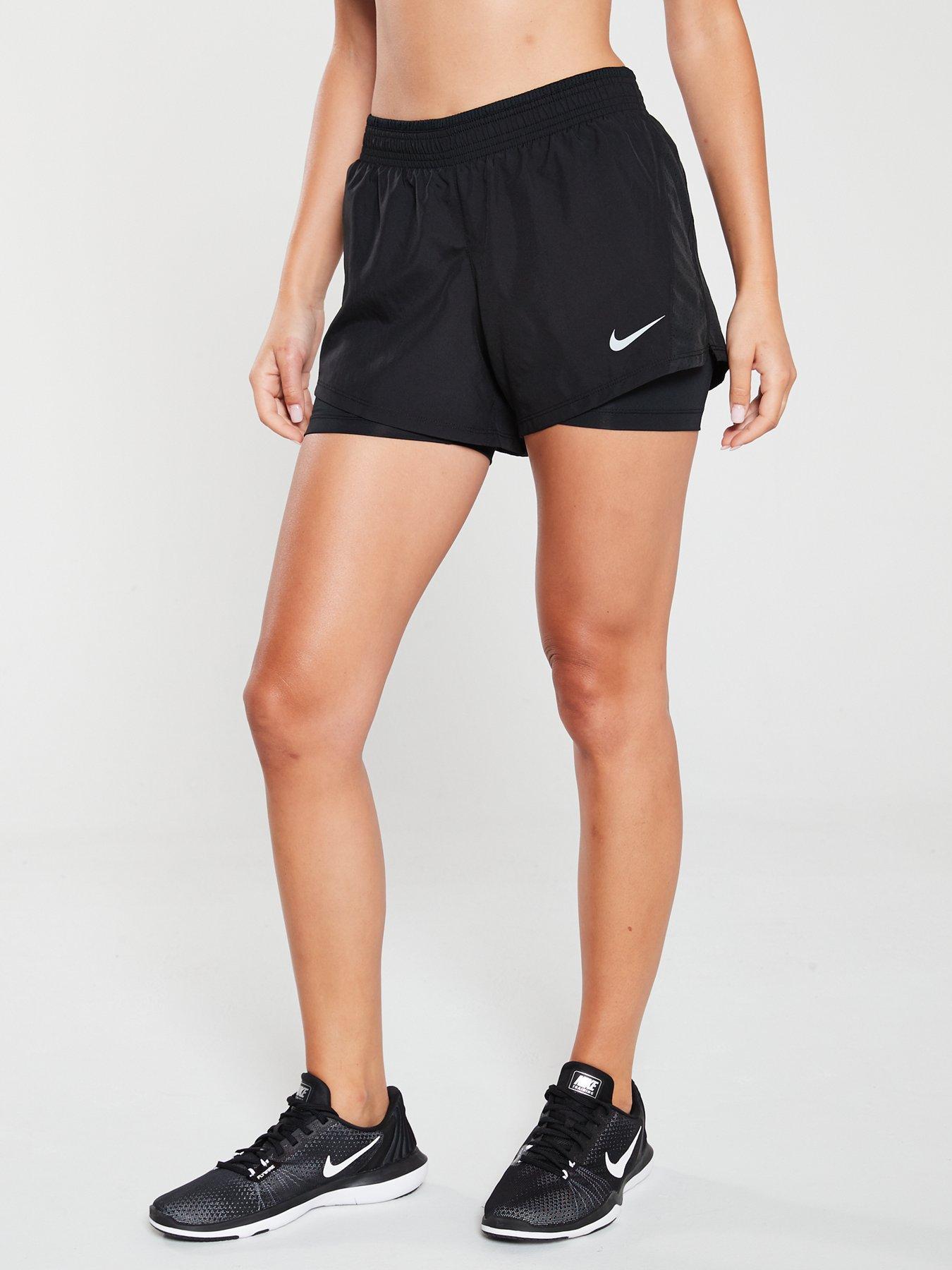 nike running 10k shorts in black