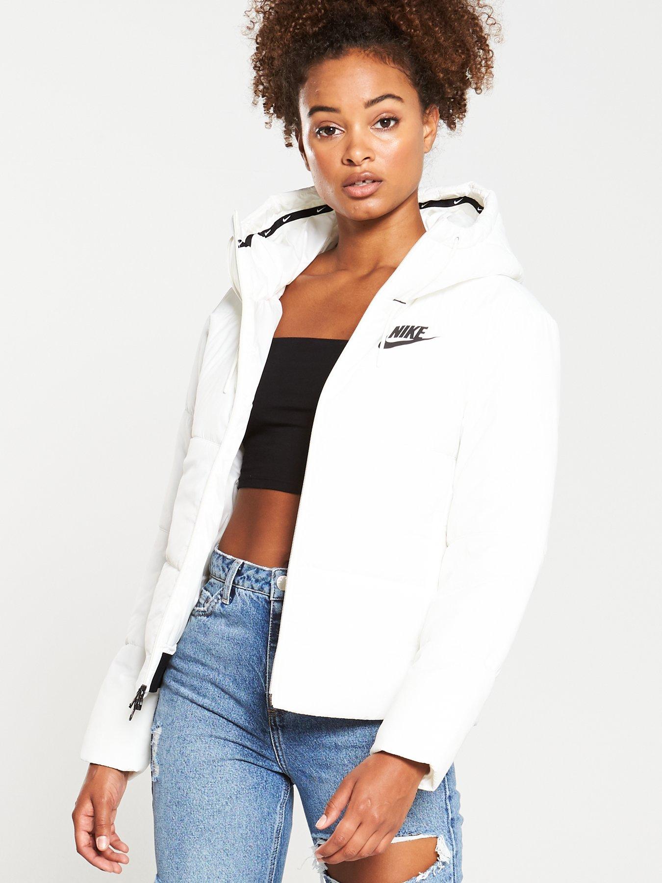 nike white coat