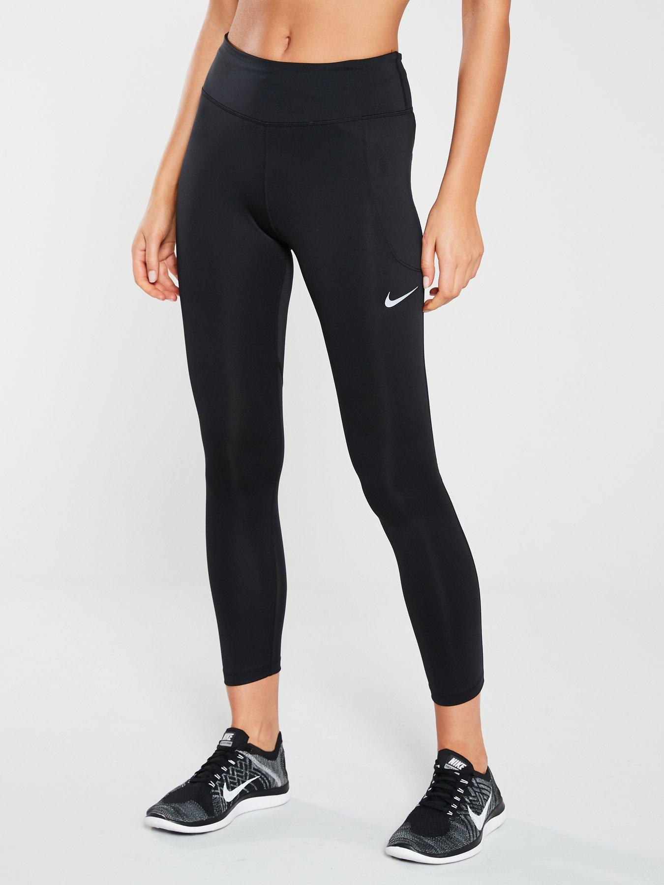 nike grey cropped leggings