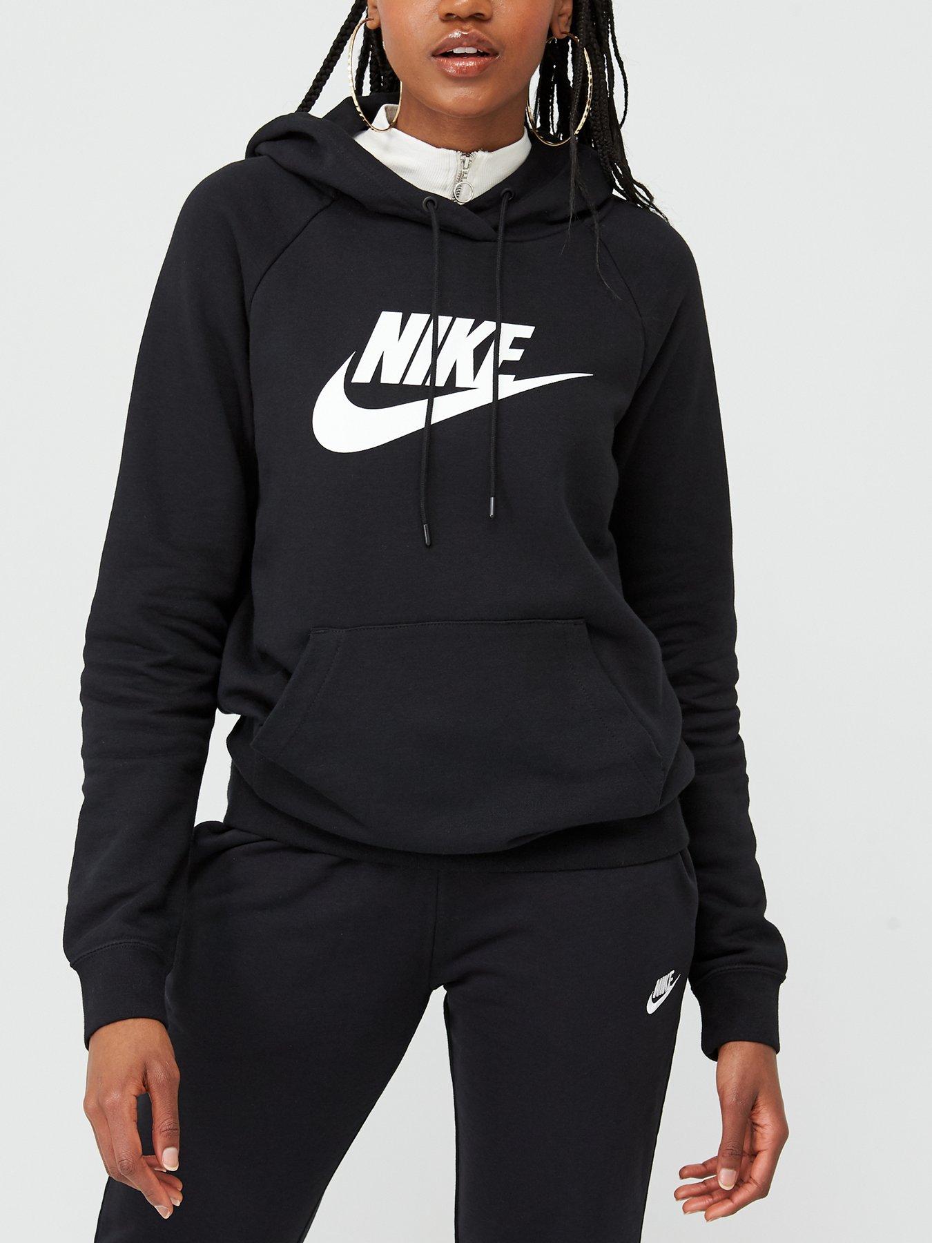 nike essentials black hoodie