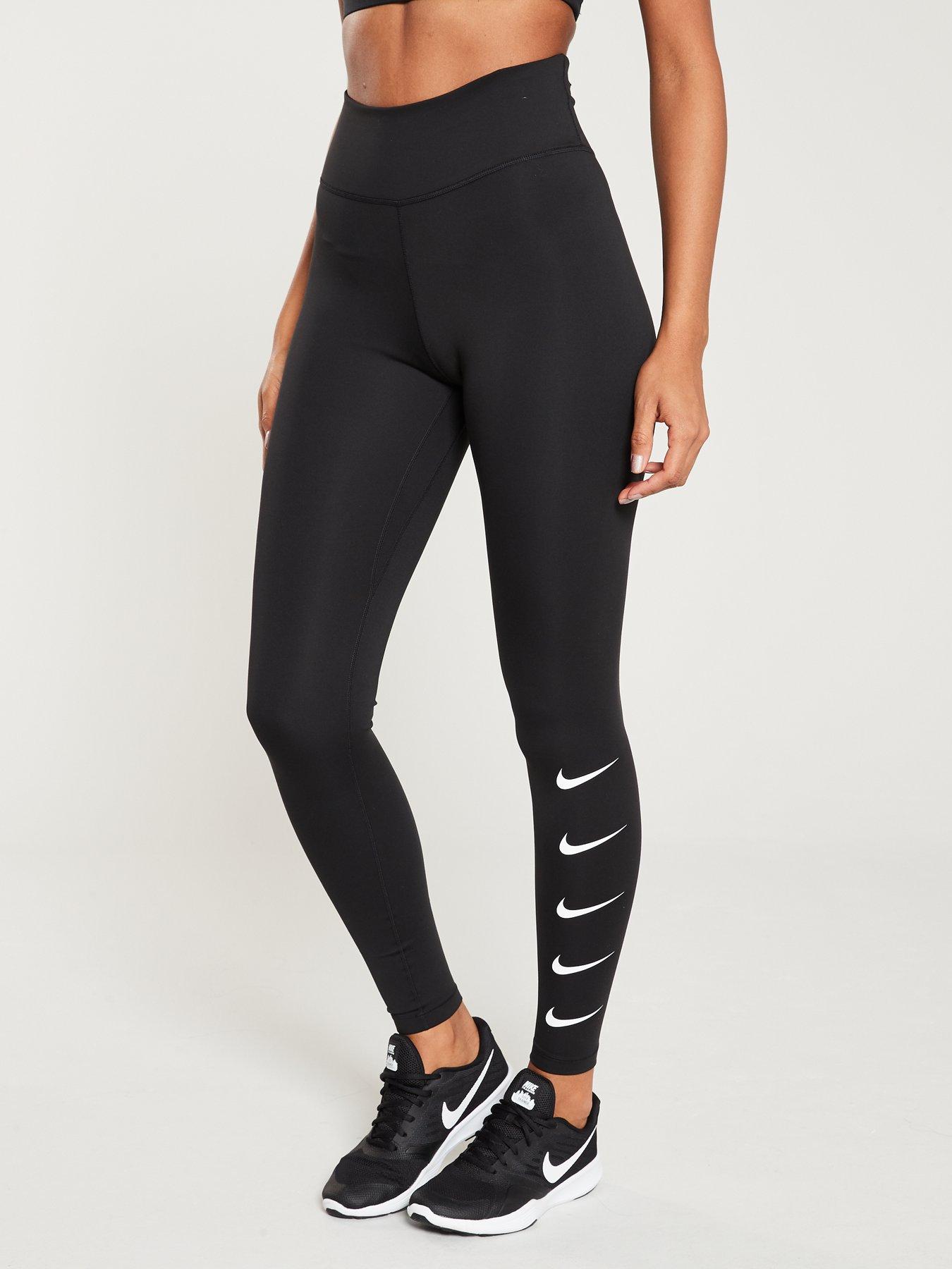 nike leggings with swoosh on leg