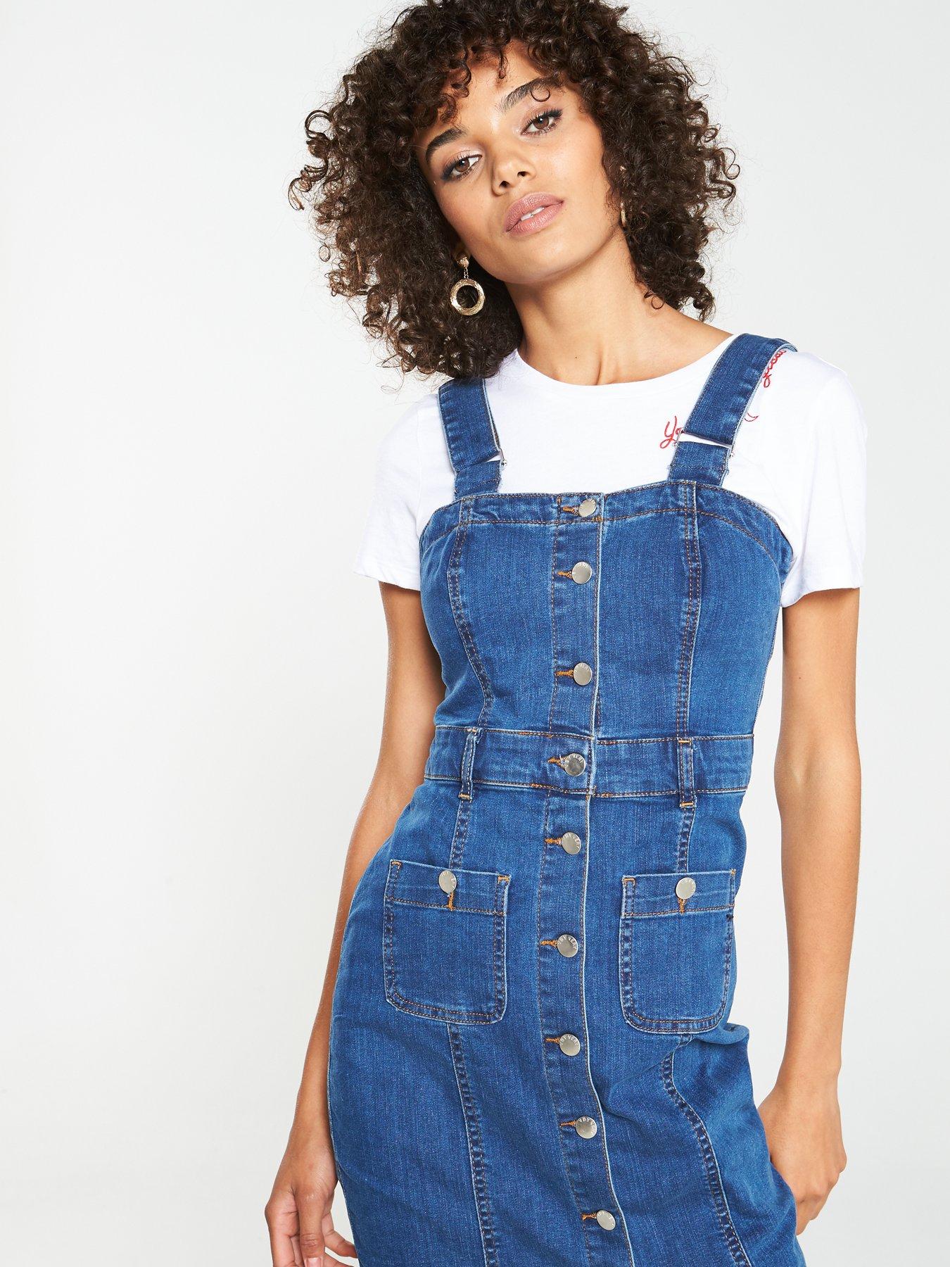 v by very denim dress