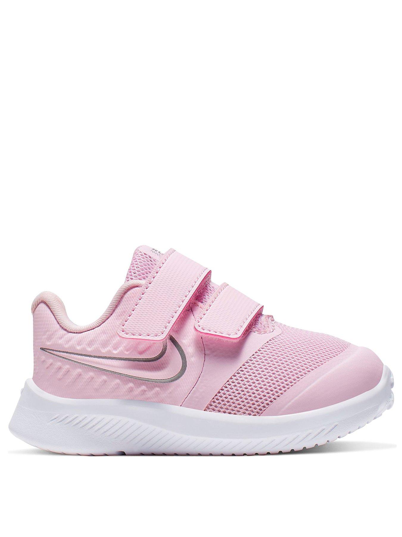 nike star runner pink silver