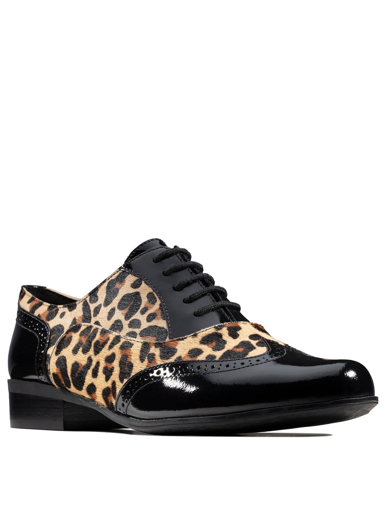 clarks hamble oak leopard print