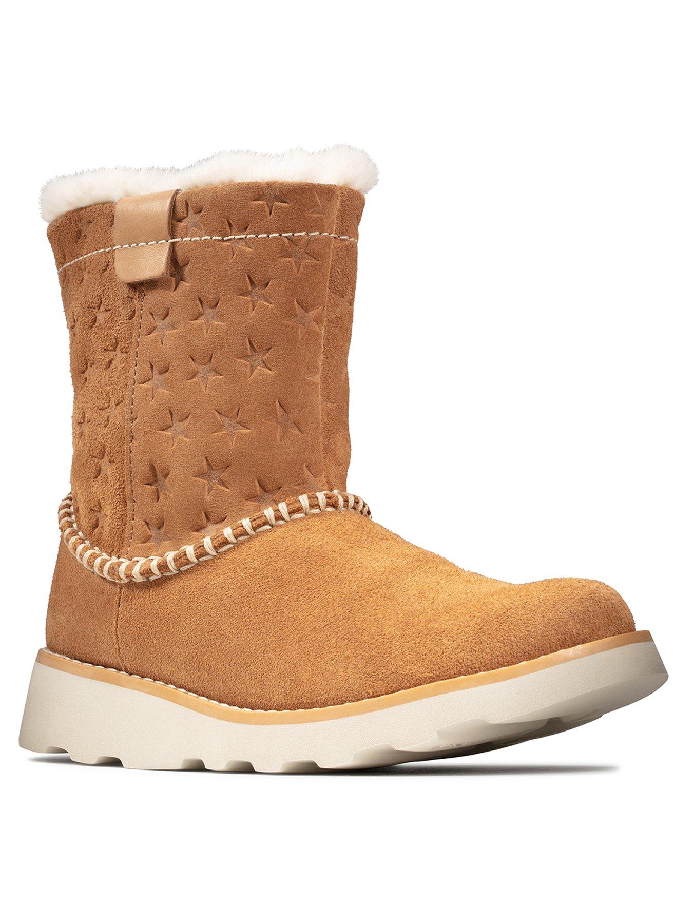 Girls Crown Piper Tan Boots Tan