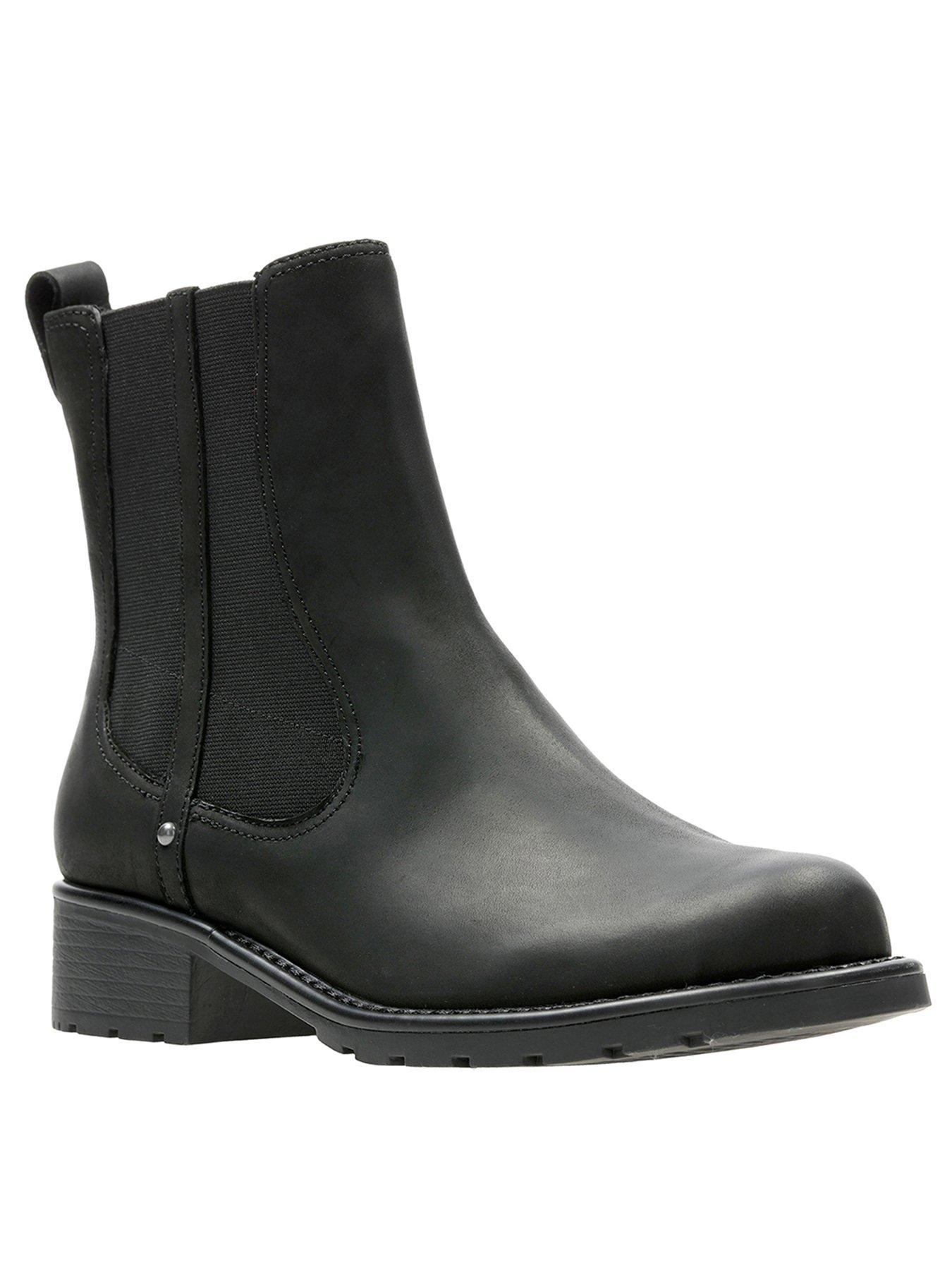 clarks wide fit boots sale