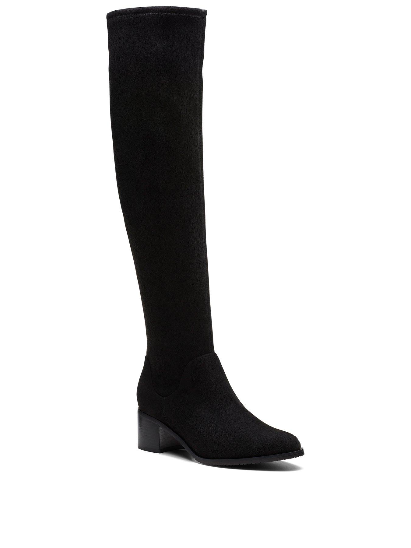 clarks over the knee boot