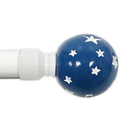 Blue Curtain Poles Tracks Curtains Blinds Home Garden