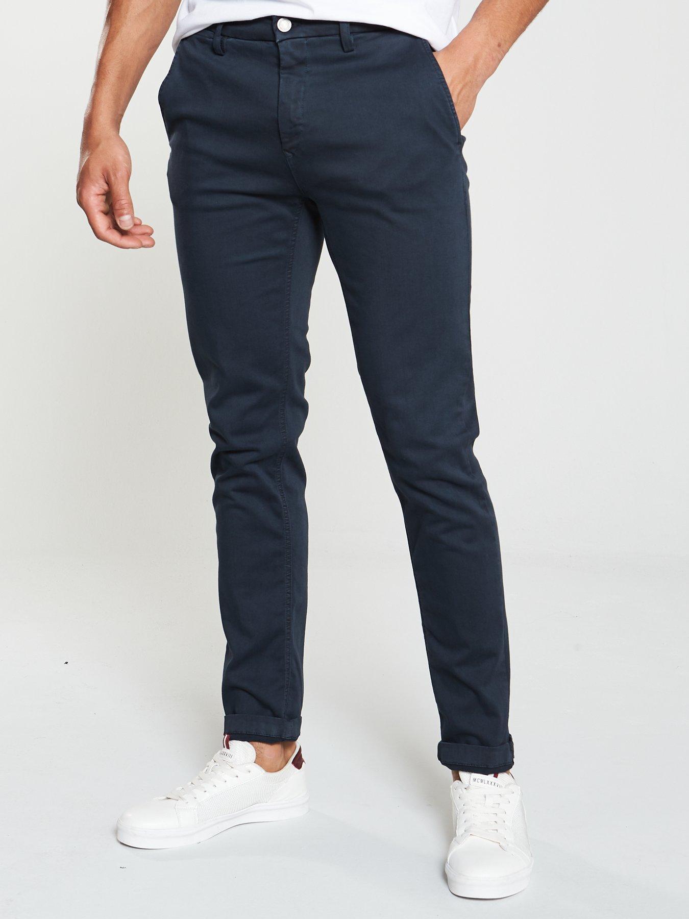 Zeumar Chino Trousers - Blue - 