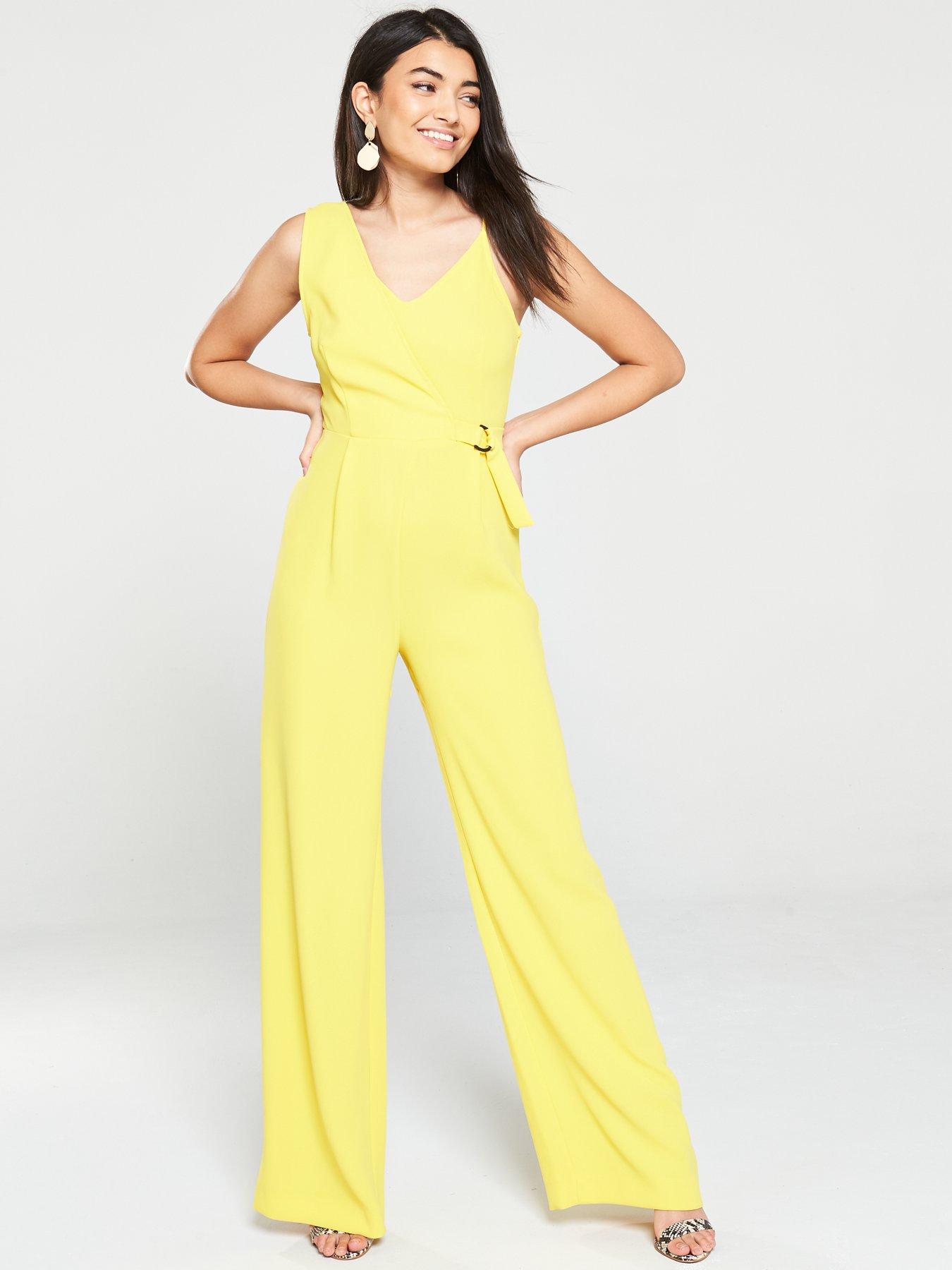 yellow mango jumpsuit