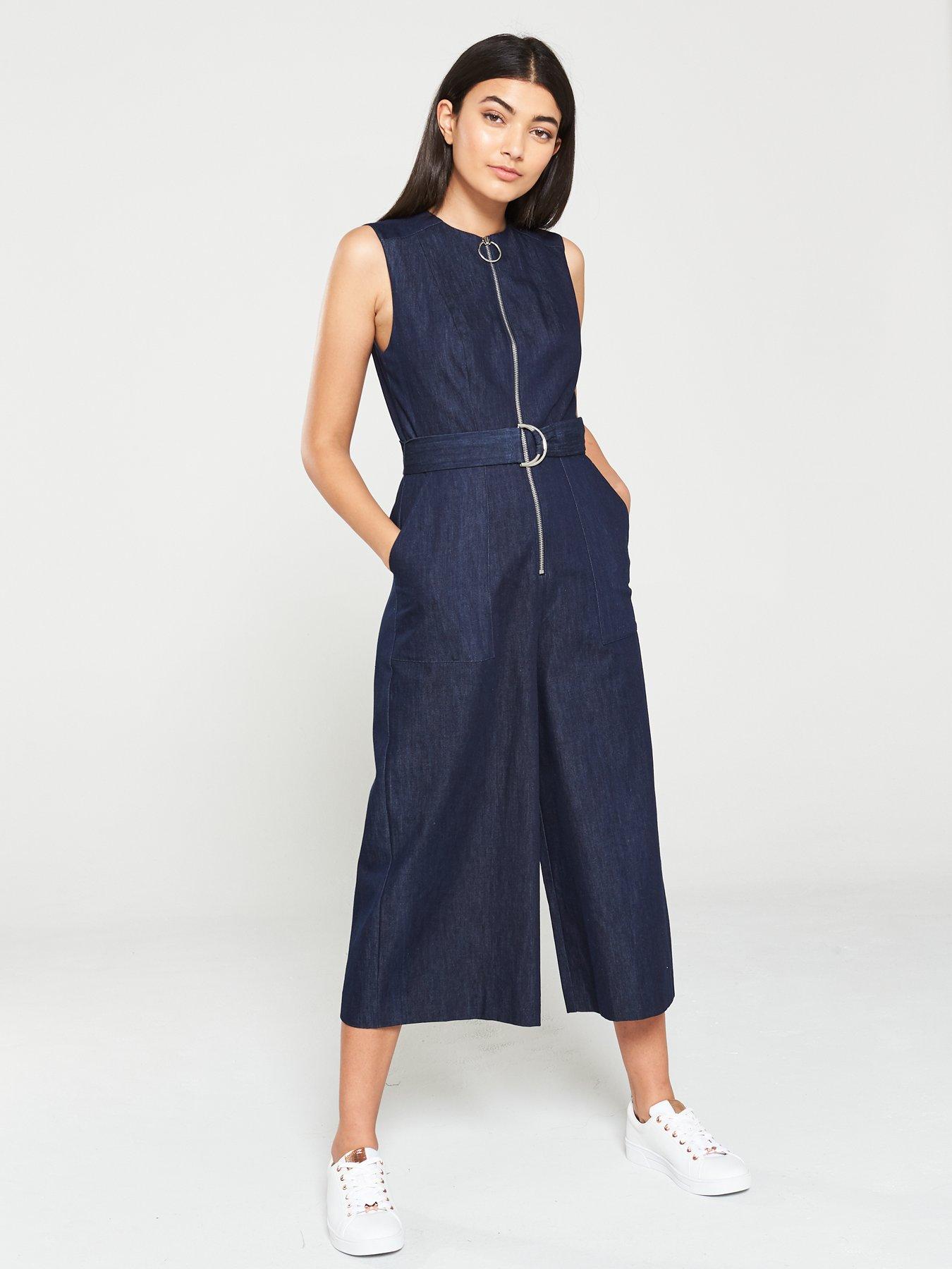 ted baker denim jumpsuit