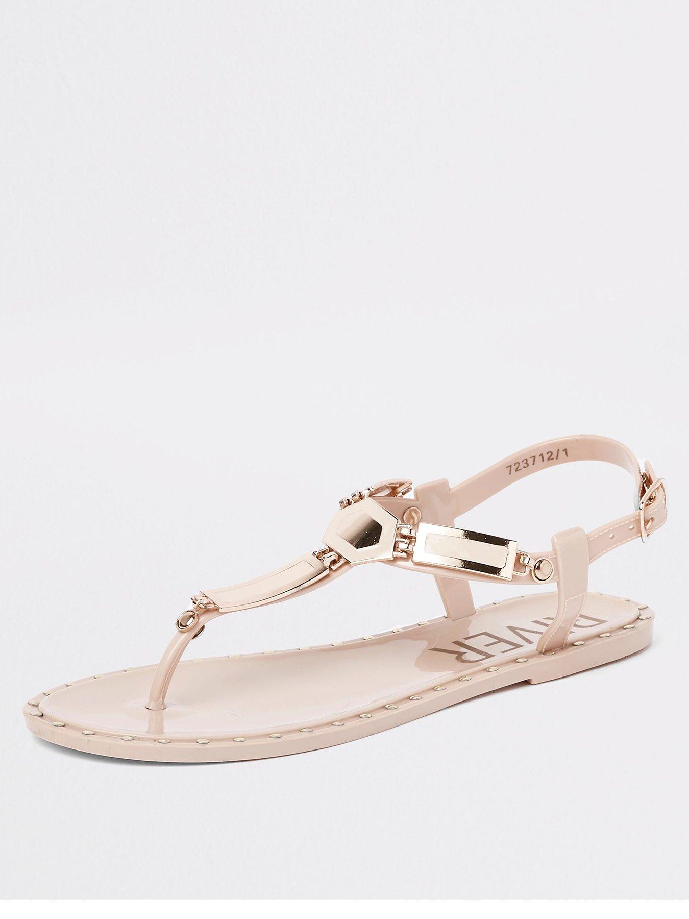 river island jelly flip flops