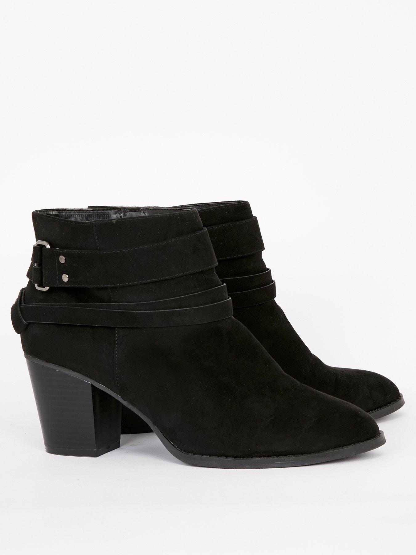 evans wide fit ankle boots