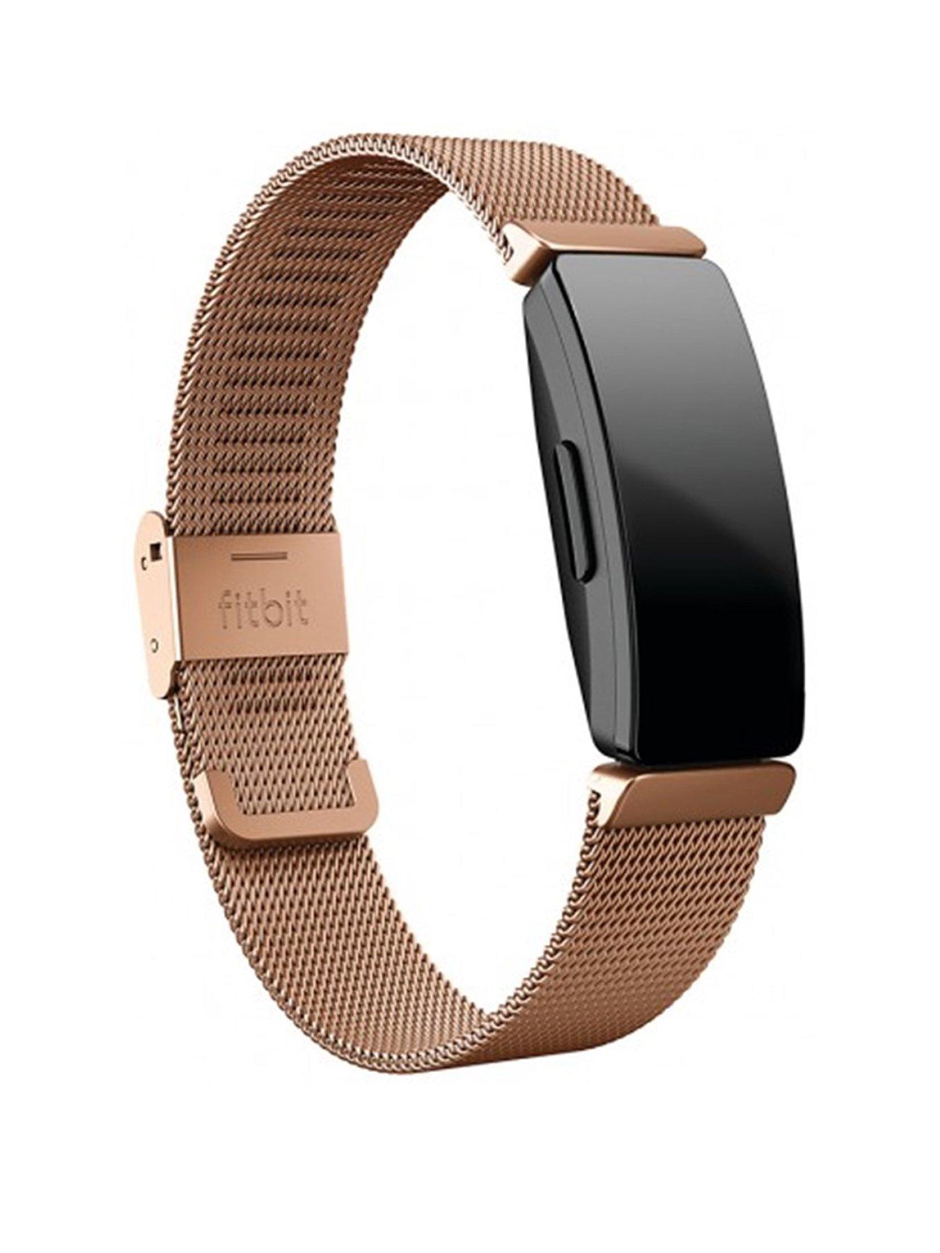 fitbit gold watch