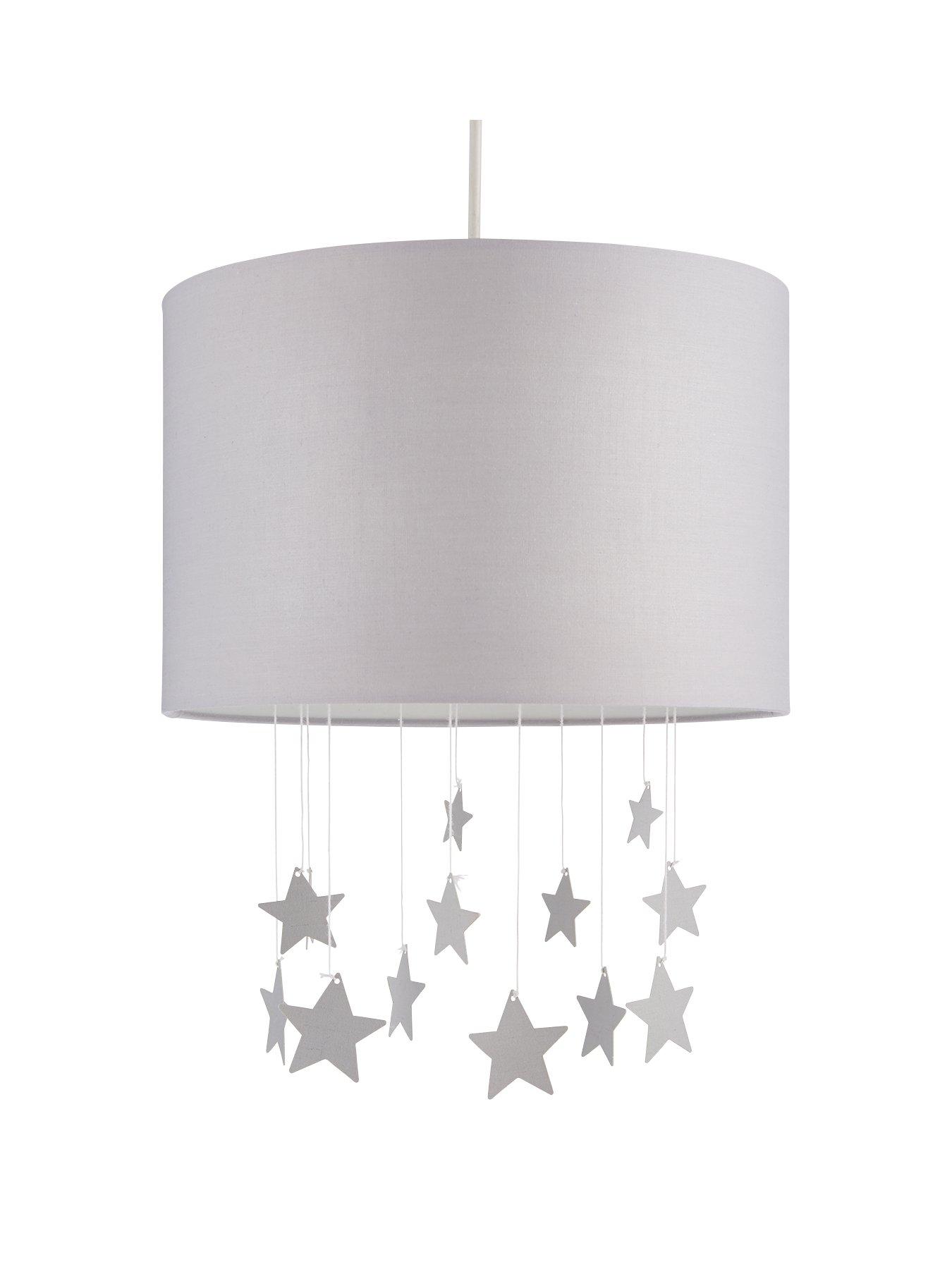 Lyla Easy-Fit Star Light Shade - Grey 