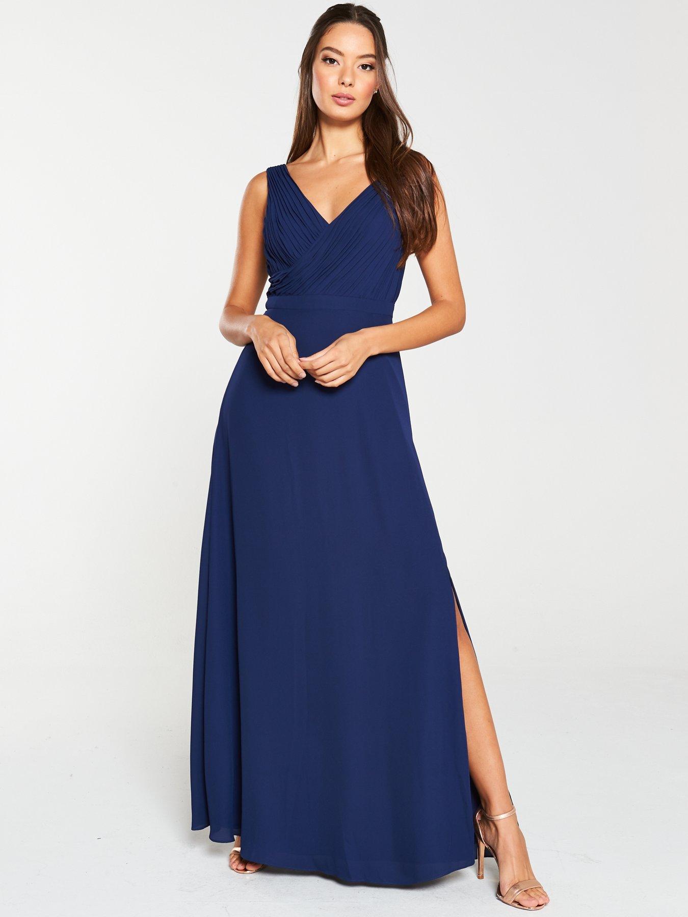 very navy bridesmaid dresses